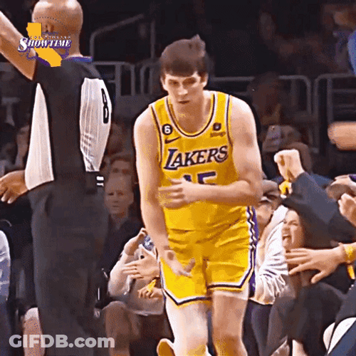 Austin Reaves Arm Freeze GIF