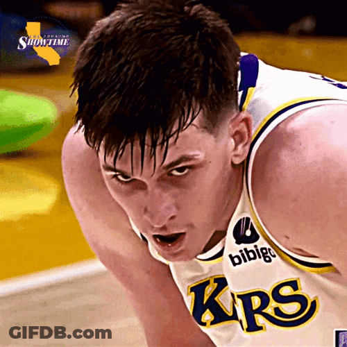 Austin Reaves Fire Eyes GIF