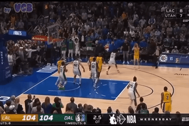 Austin Reaves Hits The Game GIF
