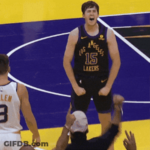 Austin Reaves Screaming GIF