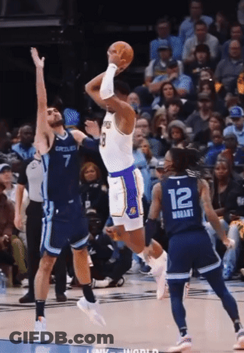 Austin Reaves Three Points GIF