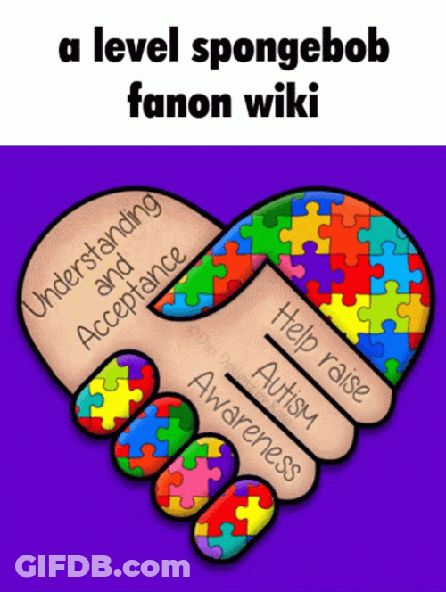 Autism Acceptance Handshake Digital Artwork GIF