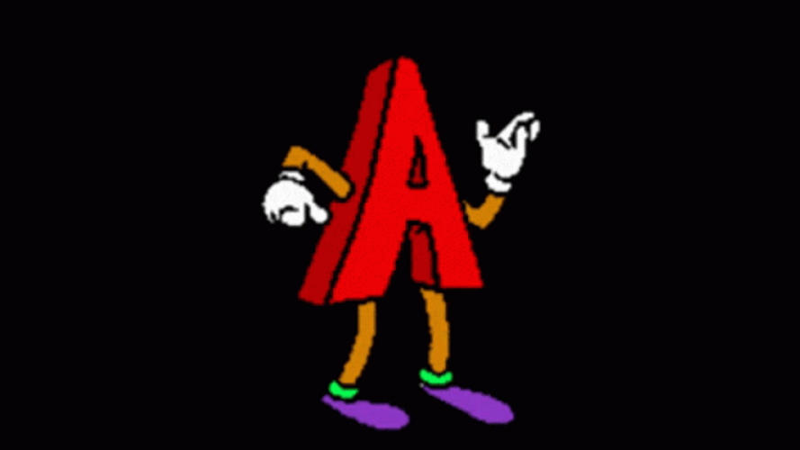 Autism Alphabet Letters Dancing GIF