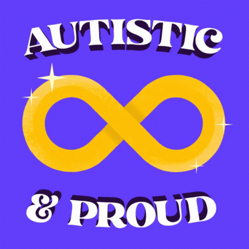 Autism Autistic And Proud Logo Design GIF