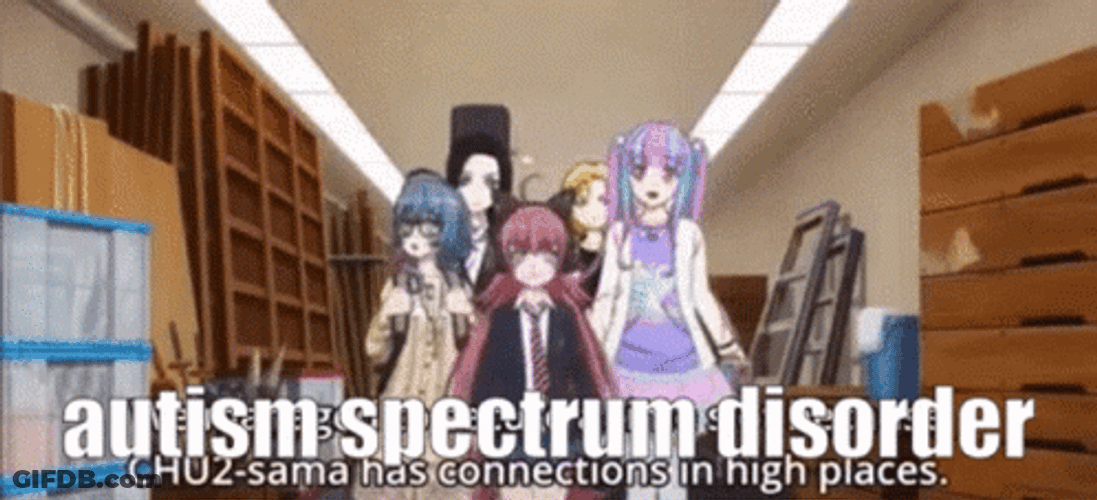 Autism Spectrum Disorder Anime Walking GIF
