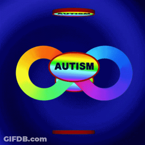 Autism Spinning Infinity Logo GIF