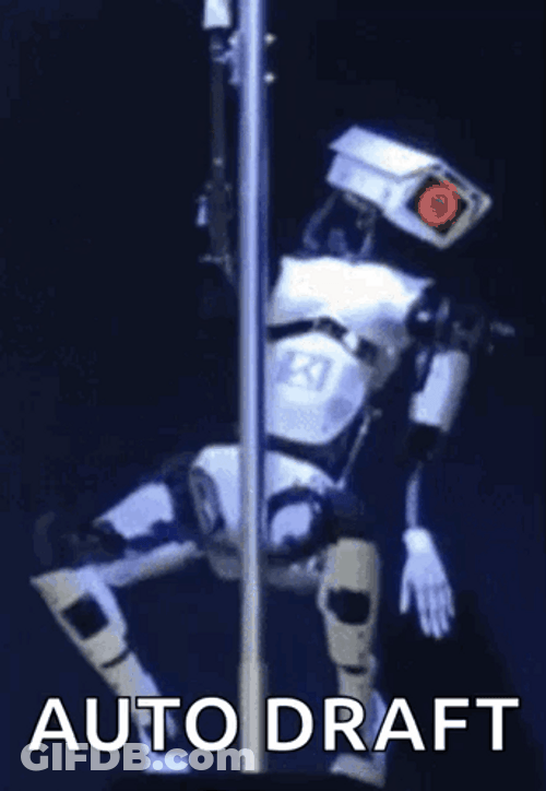 Auto Draft Robot Pole Dancing GIF