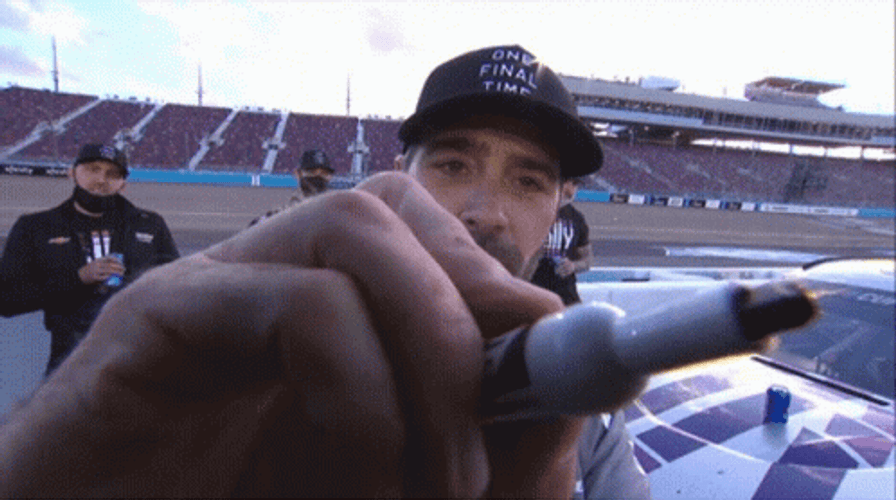 Autograph Signing Jimmie Johnson NASCAR GIF