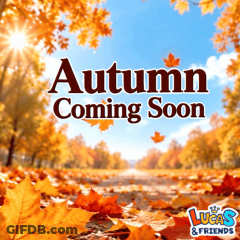 Autumn Coming Soon Sign GIF