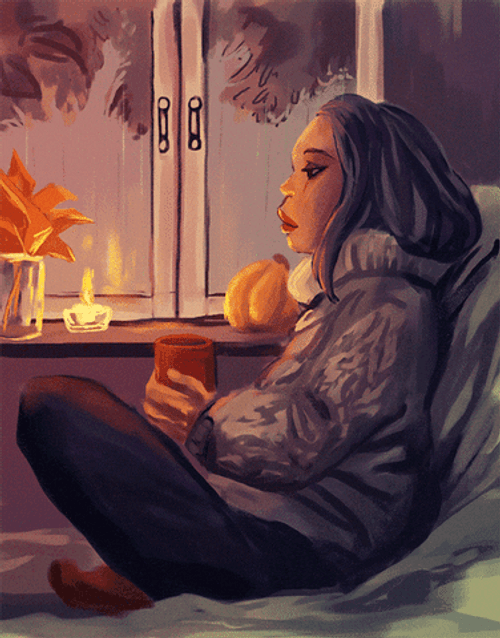 Autumn Digital Paint GIF