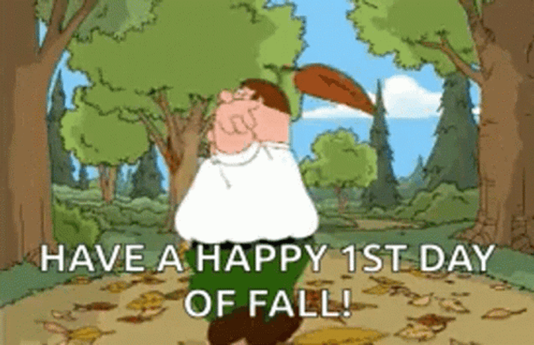 Autumn Falls Family Guy Petter Griffin GIF