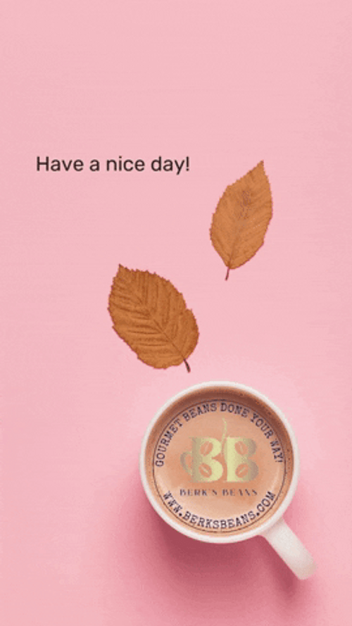 Autumn Falls Good Morning Coffee GIF