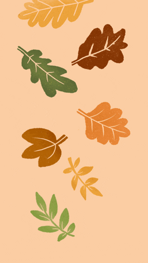 Autumn Falls Leaves Falling Aesthetic GIF