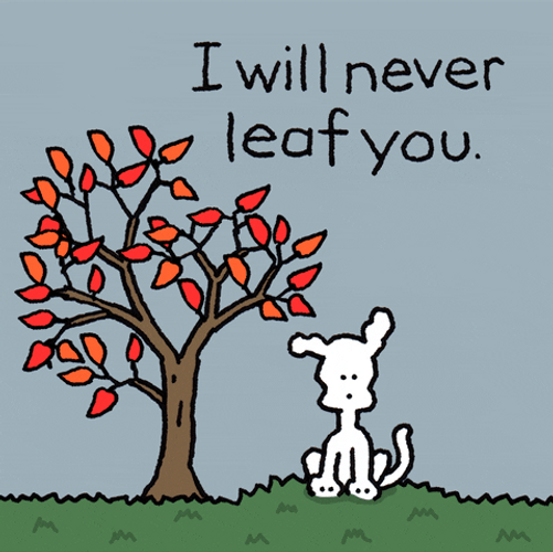 Autumn I Will Never Leaf You GIF