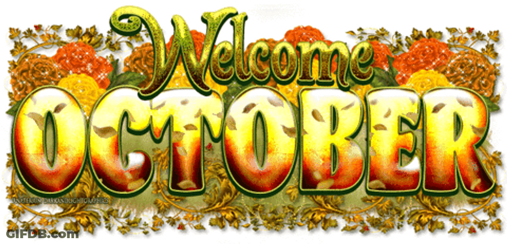Autumn Welcome October Graphics Art GIF