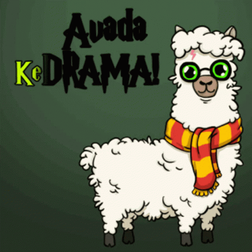 Avada Kedavra Drama Lama GIF