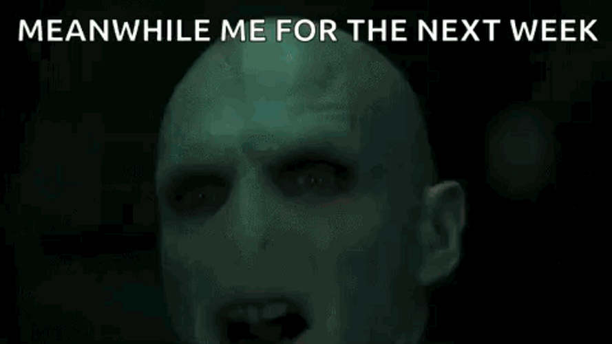 Avada Kedavra Meanwhile For The Next Week GIF