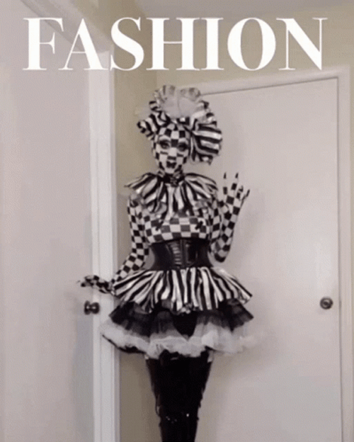 Avant-Garde Unique Fashion GIF