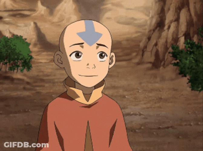 Avatar Aang Hugging Katara GIF