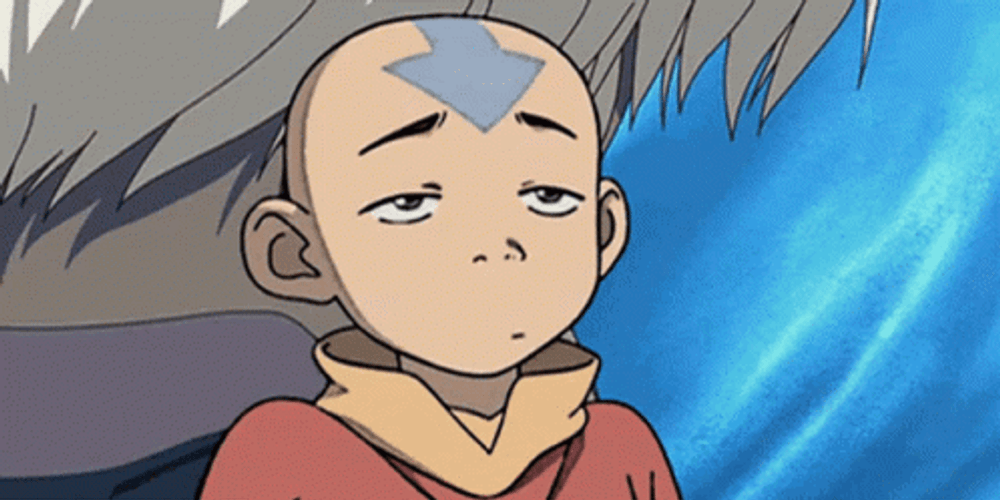 Avatar Aang Surprise Smile GIF