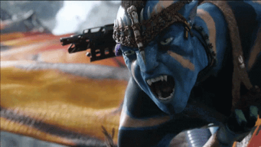 Avatar Alien Screaming GIF