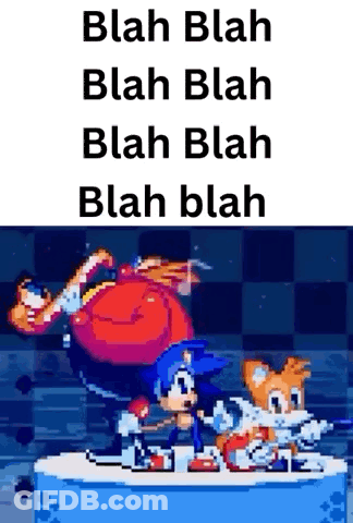 Avatar Characters Standing In Dark Room Saying Blah Blah Blah GIF