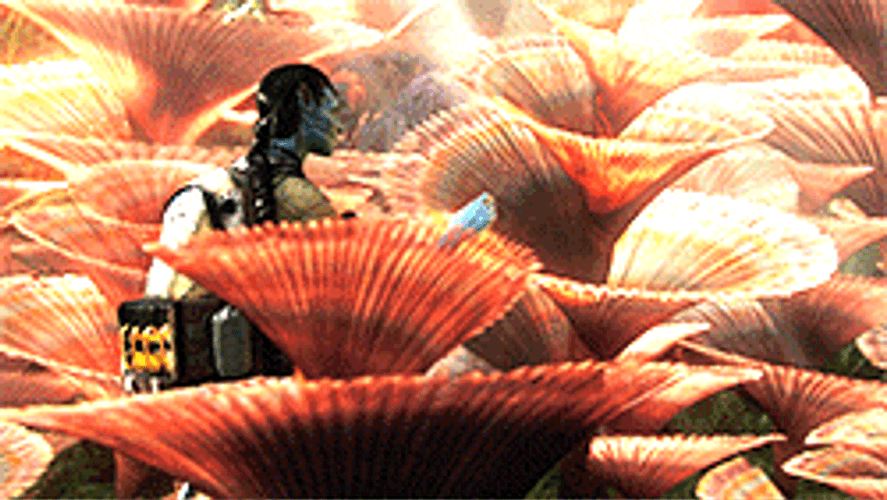 Avatar Jake Touching Helicoradian GIF