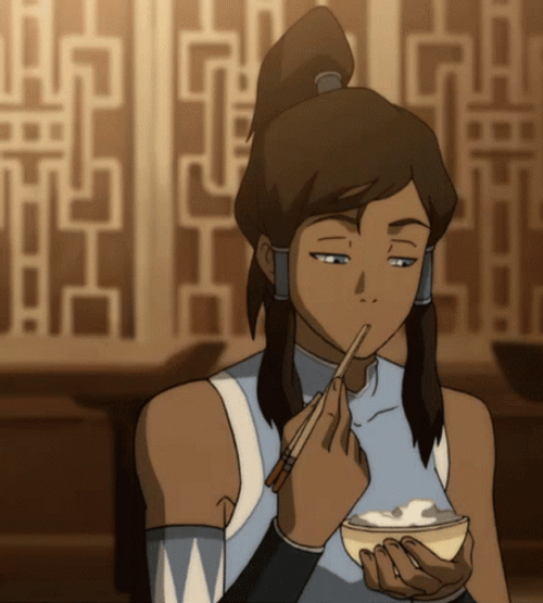 Avatar Korra Eating GIF