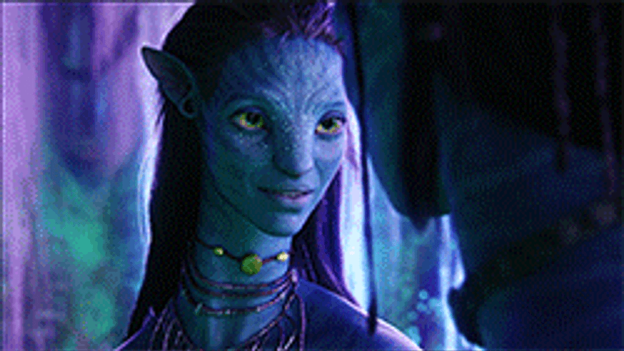 Avatar Neytiri In Love Smile GIF