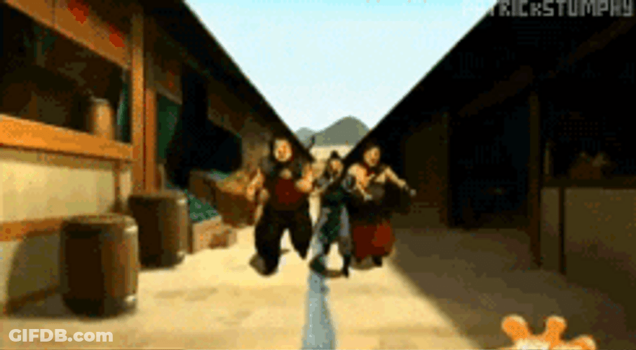 Avatar The Last Airbender Cabbage Cart Gets Destroyed GIF