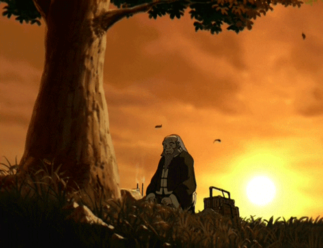 Avatar The Last Airbender Iroh Under The Tree GIF