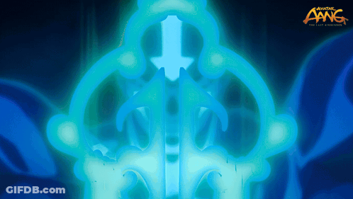 Avatar The Last Airbender Poster With Glowing Sword GIF