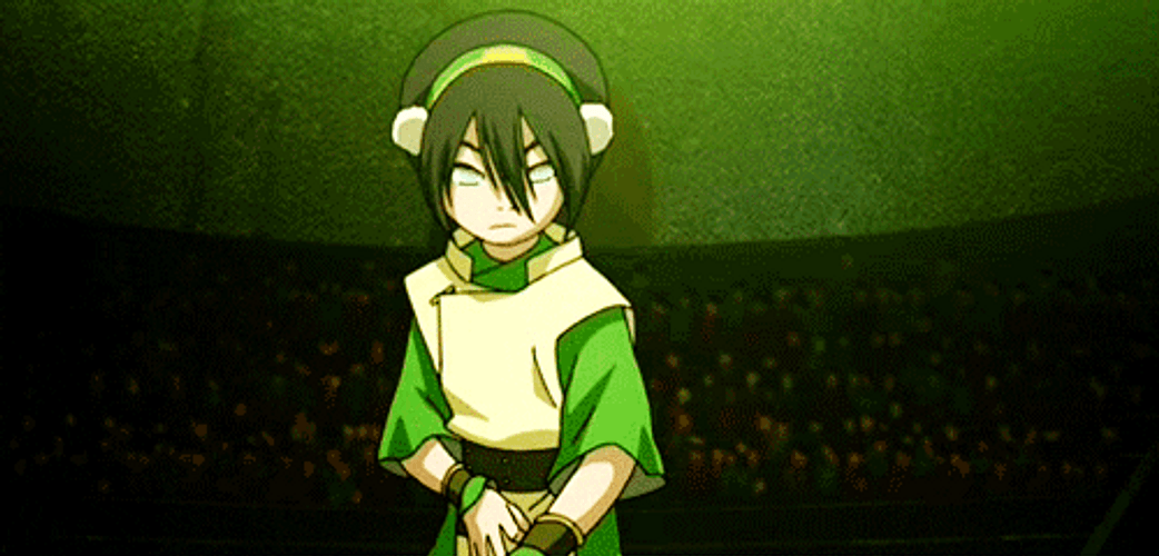 Avatar The Last Airbender Toph Beifong Earthbending Hands GIF