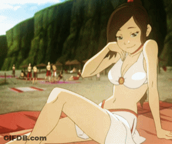 Avatar The Last Airbender Ty Lee Sun Bathing GIF