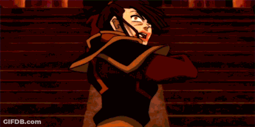 Avatar The Last Airbender Zuko Azula Flames Clash GIF