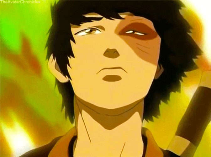 Avatar The Last Airbender Zuko Face Background Flames GIF