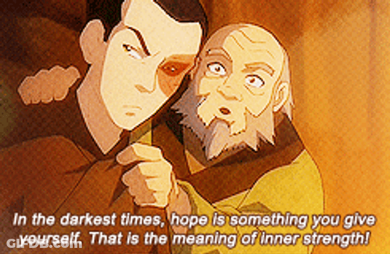 Avatar Uncle Iroh Comforting Prince Zuko GIF