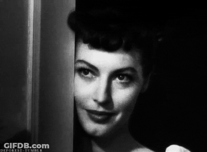 Ave Gardner Interested GIF