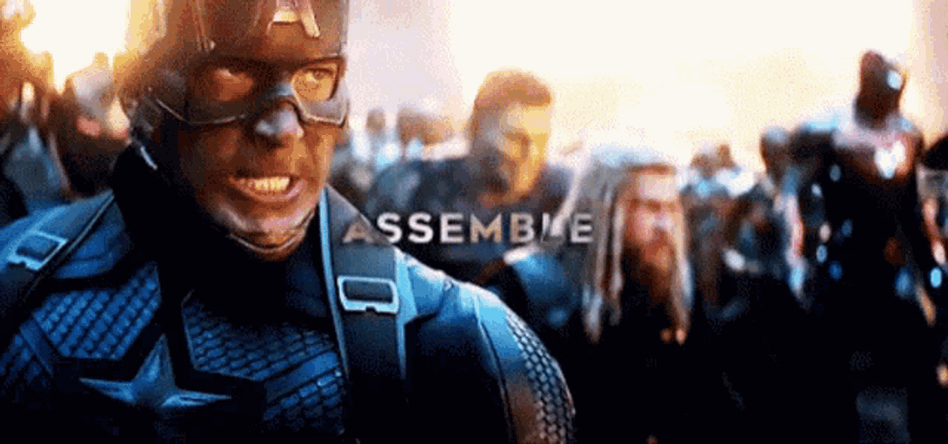 Avengers Assemble Captain America GIF