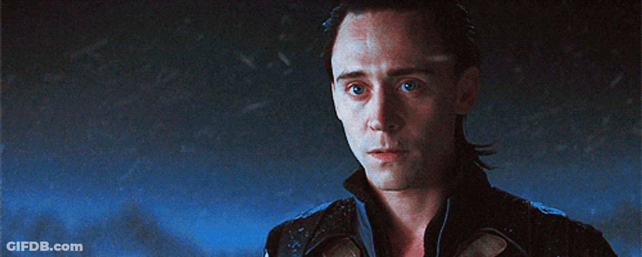 Avengers Creepy Loki GIF