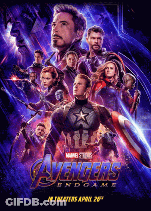 Avengers End Game Poster GIF
