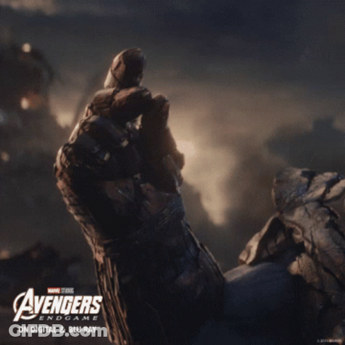 Avengers Endgame Digital Blu-Ray Poster GIF