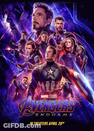 Avengers Endgame Group Of Characters GIF
