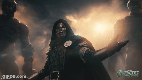 Avengers Endgame Poster Man Struck By Lightning GIF