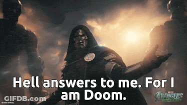 Avengers Poster With Doctor Doom GIF