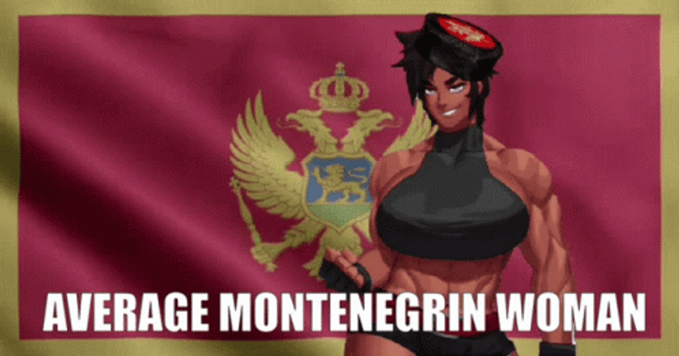 Average Montenegro Cartoon Character GIF