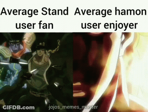Average JoJo Fan Enjoyer Meme GIF