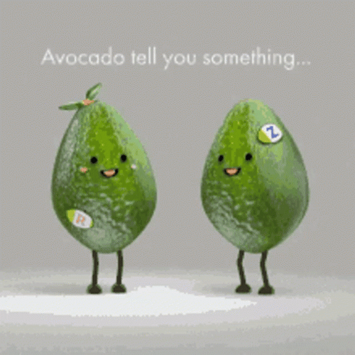 Avocado Family Cute Dance GIF