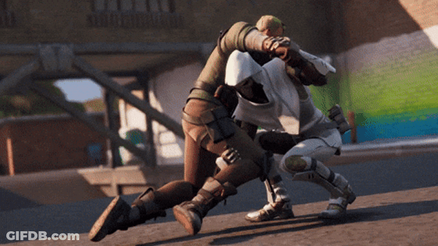 Avoiding Attack Fortnite Meme GIF