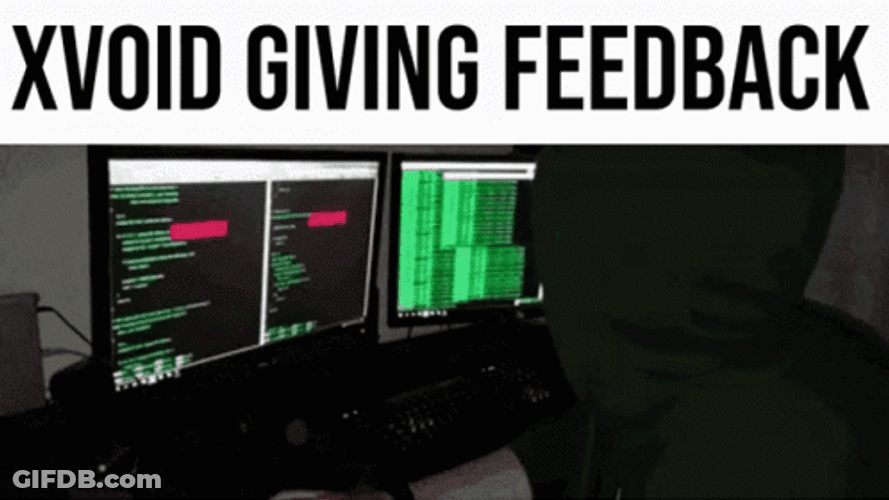 Avoiding Giving Feedback GIF